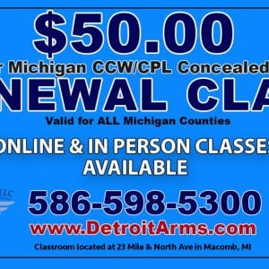 Michigan CPL Renewal Class